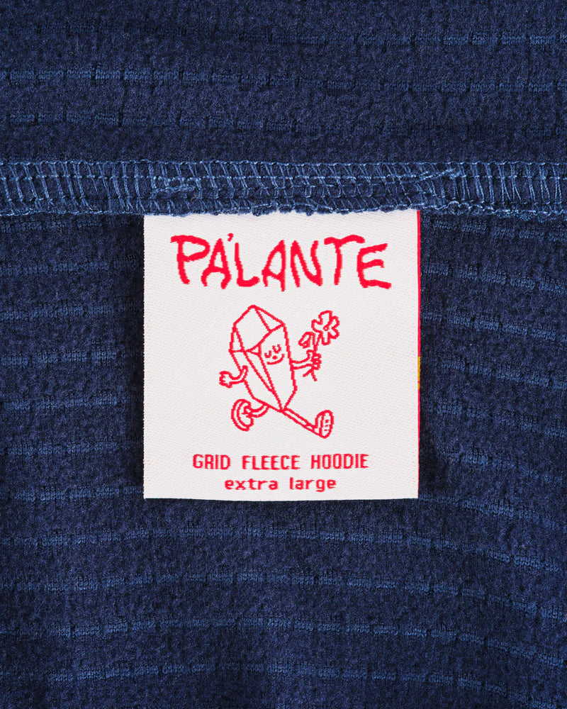 Pa'lante Grid Fleece Hoody - Blue