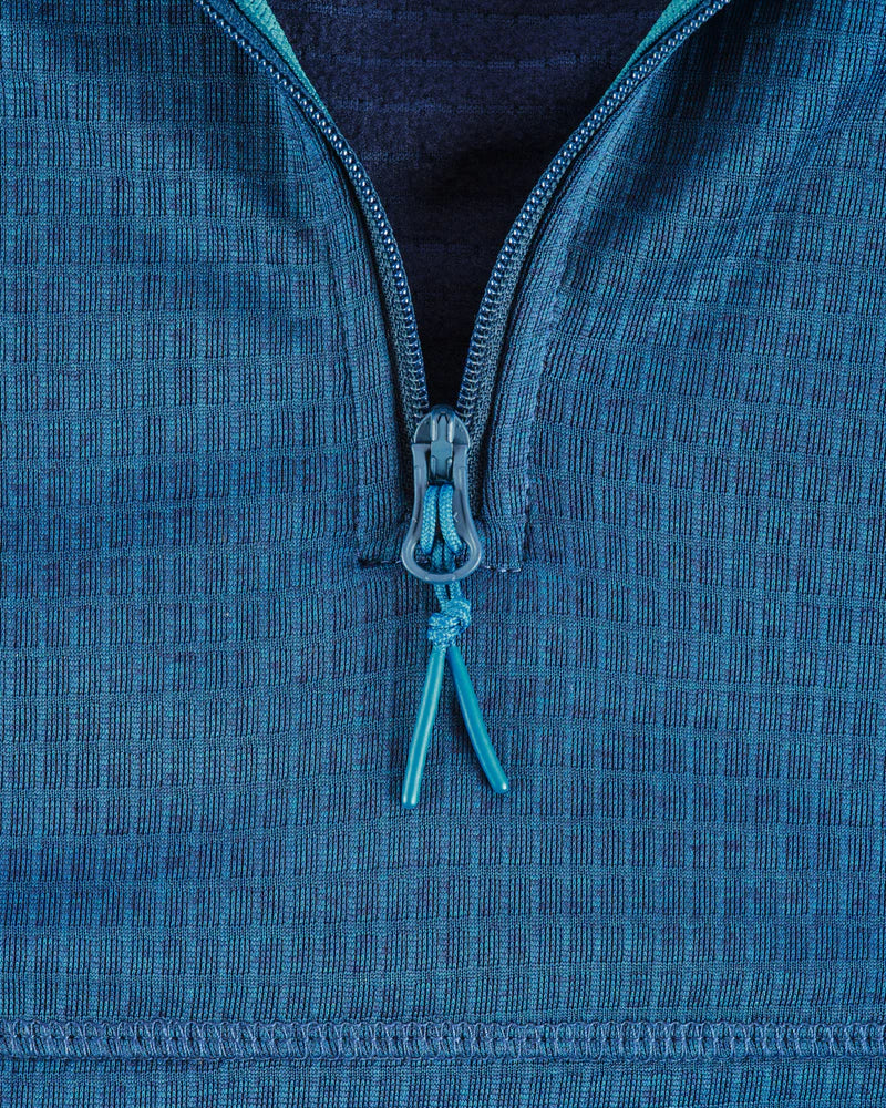 Pa'lante Grid Fleece Hoody - Blue