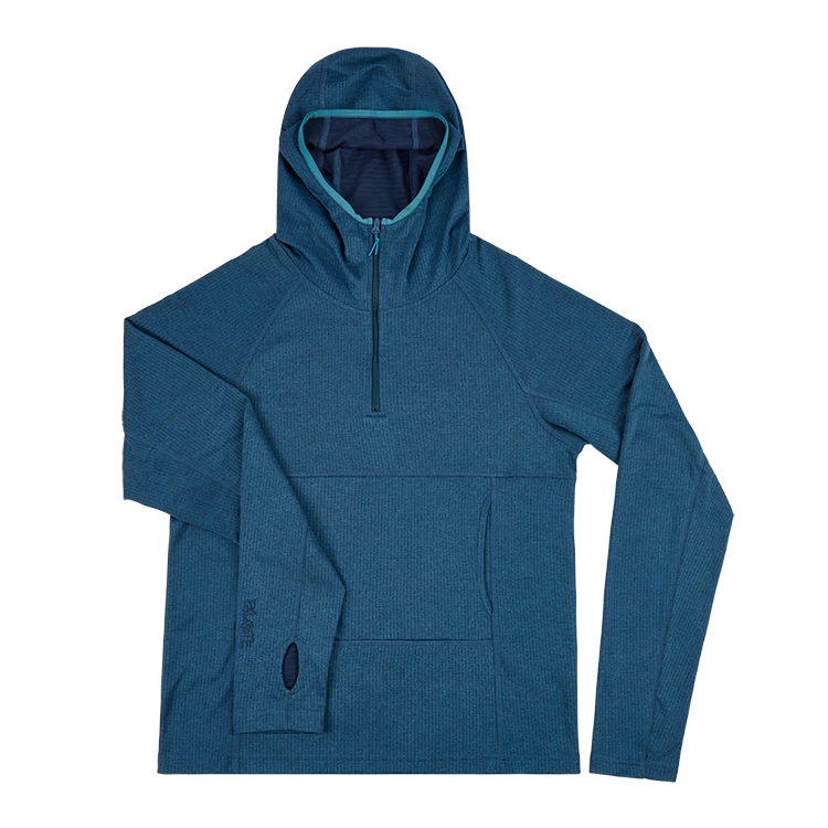 Pa'lante Grid Fleece Hoody - Blue