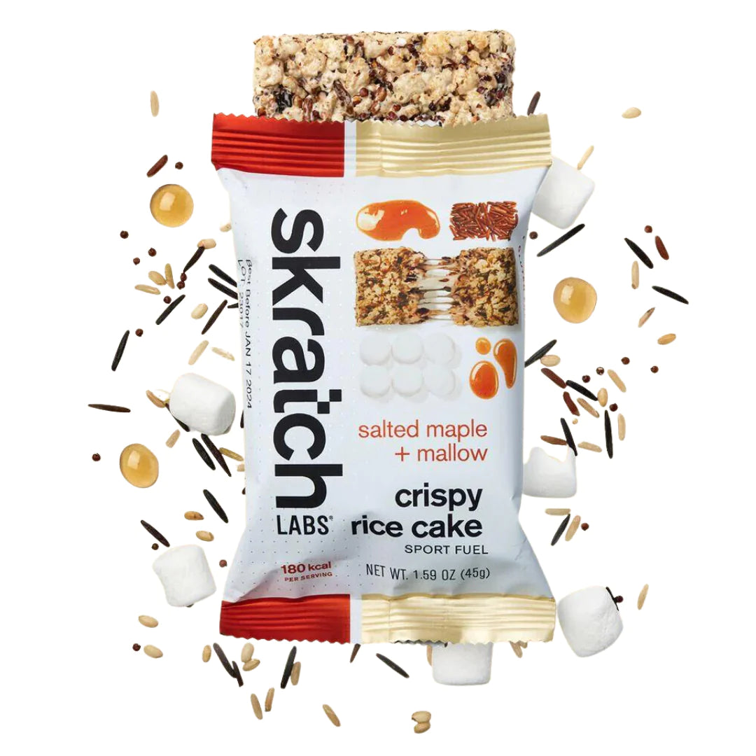 Skratch Labs Crispy Rice Cake Sport Fuel - Salted Maple + Mallow