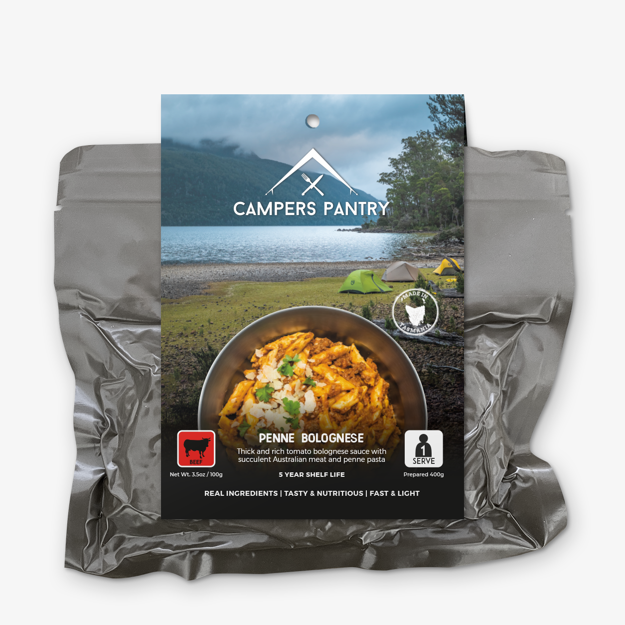 Campers Pantry Penne Bolognese